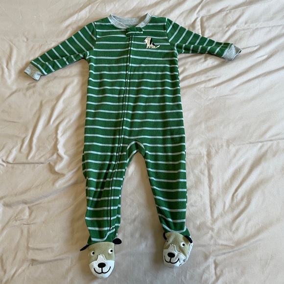 *SOLD* Carters Footed Fleece Sleepers - Picture 5 of 6